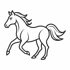 running horse