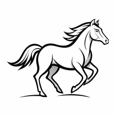 Obraz premium running horse