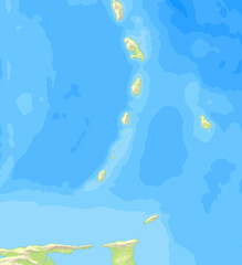 Map of Saint Vincent and the Grenadines
