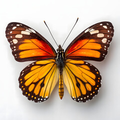 Fototapeta premium butterfly on a white background
