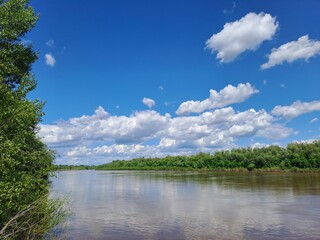 lake and sky