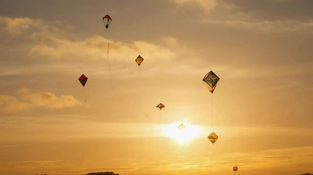 Kite competition.