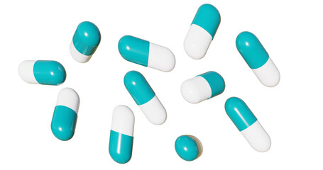 pills isolated on transparent background. Science and health concept, PNG Real medicines capsules floating pills.
capsule pills isolated on white background. capsules medicine pills health treatment
