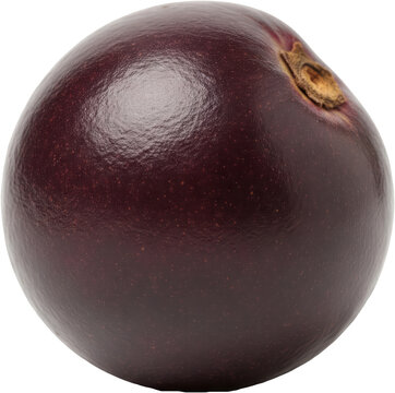 jambul fruit isolated on transparent background, fresh and delicious organic food, juicy and healthy fruits