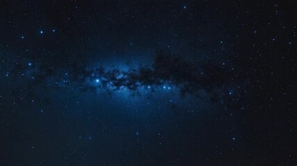 Background of dark interstellar space with a starry night sky