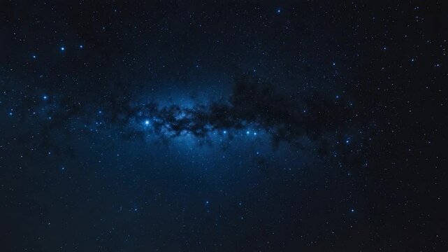 Background of dark interstellar space with a starry night sky