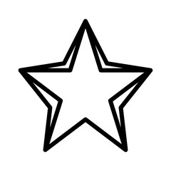 Geometric shape outline icon. Geometric shape icon isolated on white background. Transparent background, minimalist symbol. Vector images