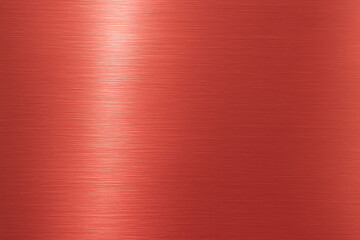 A vibrant and glossy red brushed metal texture, perfect for backgrounds or graphic design projects. Its shining surface adds depth and visual interest to any application.
