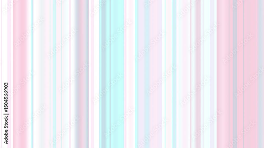 Leinwandbilder vibrant pastel stripes pattern – abstract. loop video with soft colors vertical lines