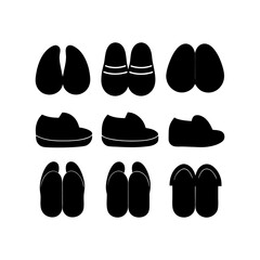 Slipper and Mule Shoe Silhouettes