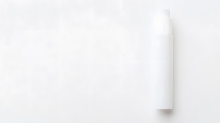 White Spray Bottle Mockup on White Background Product Packaging Design