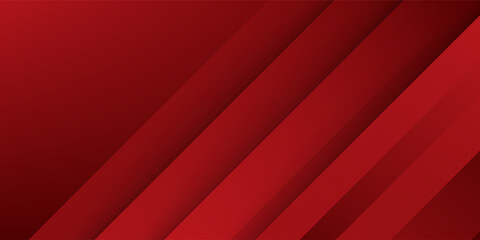 Fototapeta premium Red abstract background. Dynamic shapes composition. Eps10 vector