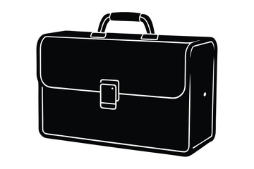 black briefcase icon