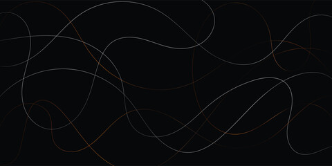 Abstract Background Design with Intertwined, Flowing Lines. This elegant abstract background features a complex network of intertwined, flowing lines in shades of light and dark brown/copper against a