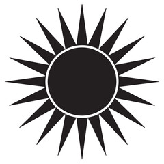 vector illustration as a summer icon with sunlight design