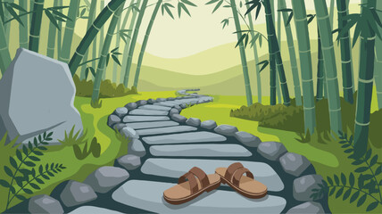 bamboo forest in the morning