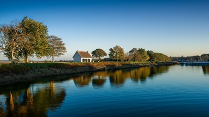 Canal de Saint Valéry sur Somme - FRANCE