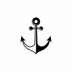 anchor icon vector illustration