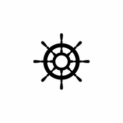 Obraz premium steering wheel vector illustration