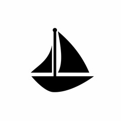 sailing ship isolated on white background