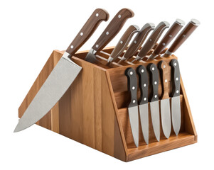 knife block png kitchen knife holder png knife storage png culinary tool holder png kitchen accessory png cooking equipment png knife rack png transparent background image