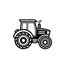 tractor isolated on a white background