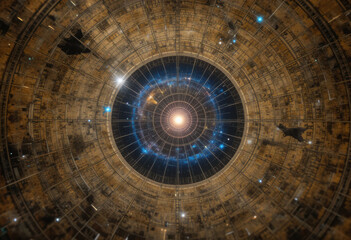 Stunning quasar shines brightly at center of this cosmic structure, revealing intricate details