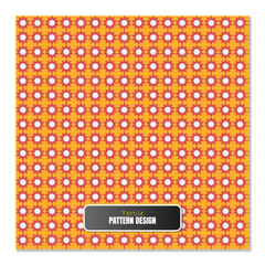 Seamless Retro Geometric Floral Vector Pattern for Textile, Fabric Design, Background, Fashion and Decoration