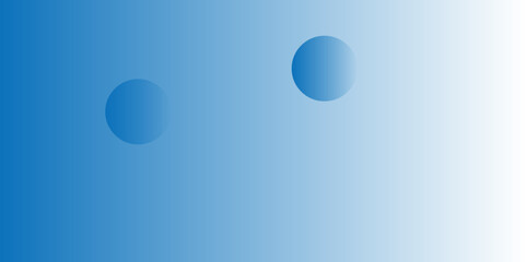 Abstract blue night sky with bubbles and a full moon