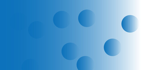 Abstract blue background with bright circles and clean water bubbles