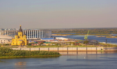 Volga Embankment in Nizhny Novgorod