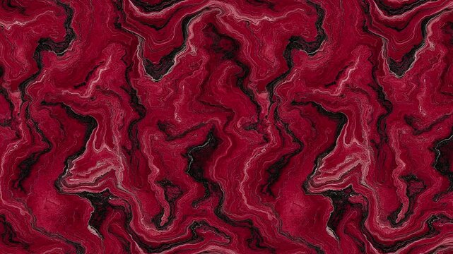 Red Lava Flowing Loop Animation Background
