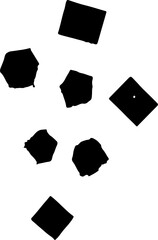 Brush Handmade brush and. abstract shape VECTOR