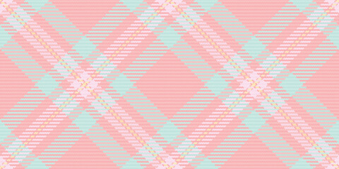 Sweet pastel pink and mint green plaid pattern.  Perfect for textile design, wrapping paper, fashion, and website backgrounds. This cheerful and soft texture evokes feelings of springtime and romance.