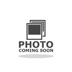 Photo coming soon icon with shadow