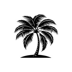 palm trees silhouettes