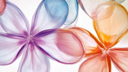 Abstract digital art piece that appears to be made up of multiple layers of different colors and shapes. the colors are arranged in a way that creates a sense of depth and dimension.