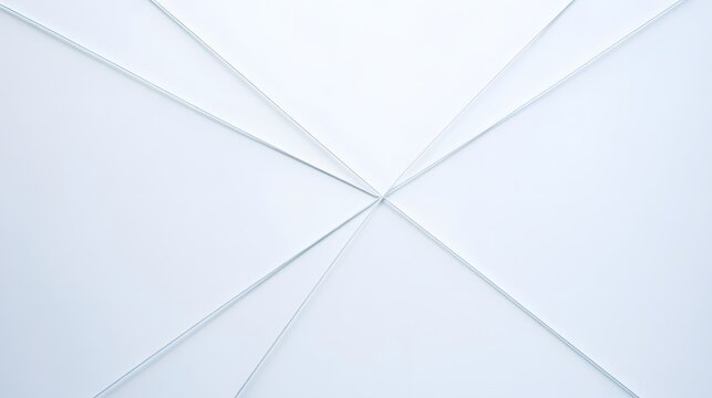 Abstract White Geometric Lines Intersecting Design Background