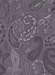 Paisley design Shawl pattern. Seamless Asian Textile Background. Damask seamless pattern, paisley pattern, traditional unique elegant and classic ethnic design