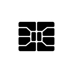 Credit card chip icon