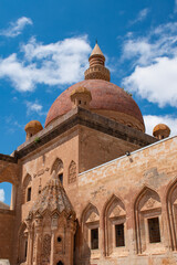 Dogubayazıt, Turkey: the main dome of Ishak Pasha Palace, semi-ruined palace of Ottoman period, one of the most magnificent historical buildings of the country