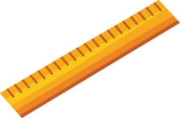 Yellow Ruler Measurement Tool Design