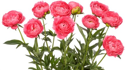 Pink Peonies Bouquet Floral Arrangement Spring Flowers