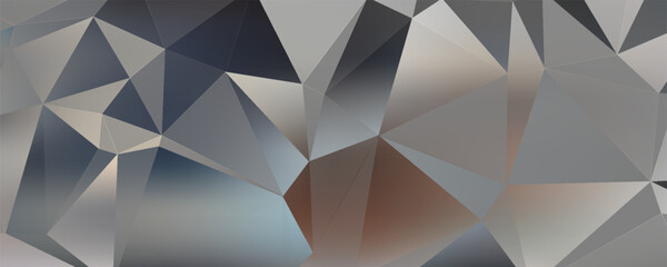 Obraz premium Abstract geometrical background consisting of multicolored triangular polygons