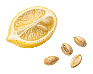 lemon seed png citrus seed png fruit seed png botanical seed png natural seed png edible seed png fruit anatomy png transparent background image