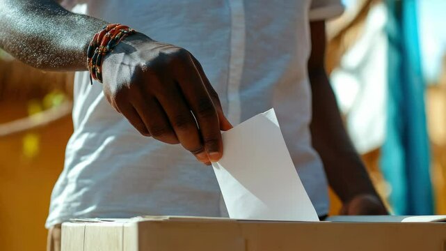 Hand casting vote