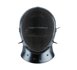 Black Fencing Helmet Isolated on white background, png, transparent