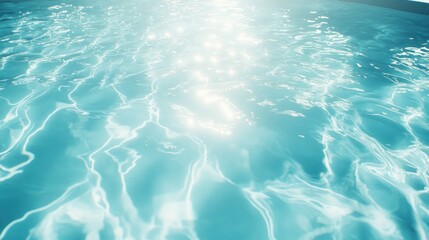 Sunlit turquoise water with gentle ripples