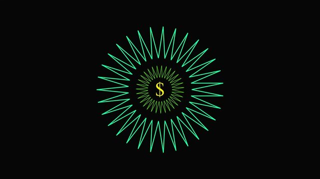 beautiful mystic mandala pattern - seamless looping