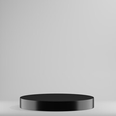 Black Podium Mockup